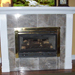 Gas marble fireplace