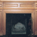 Oak mantel with marble hearth